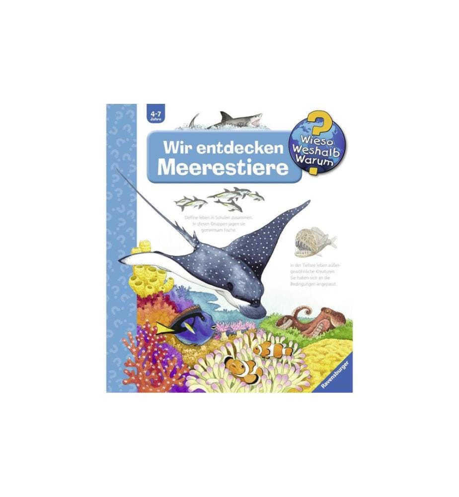 RAVENSBURGER - Livres pratiques pour enfants WWW Wir entdecken Meerestiere