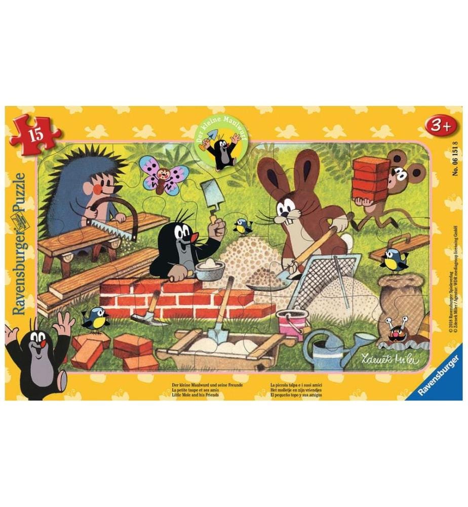 RAVENSBURGER - Puzzle La petite taupe et ses amis