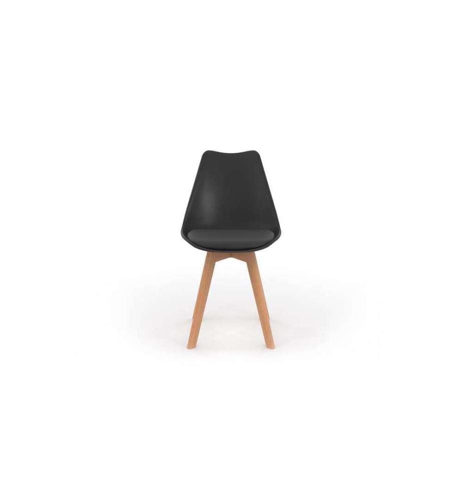 Lot de 2 Chaises Nordia 46 x 51 x 79.5 cm - Noir
