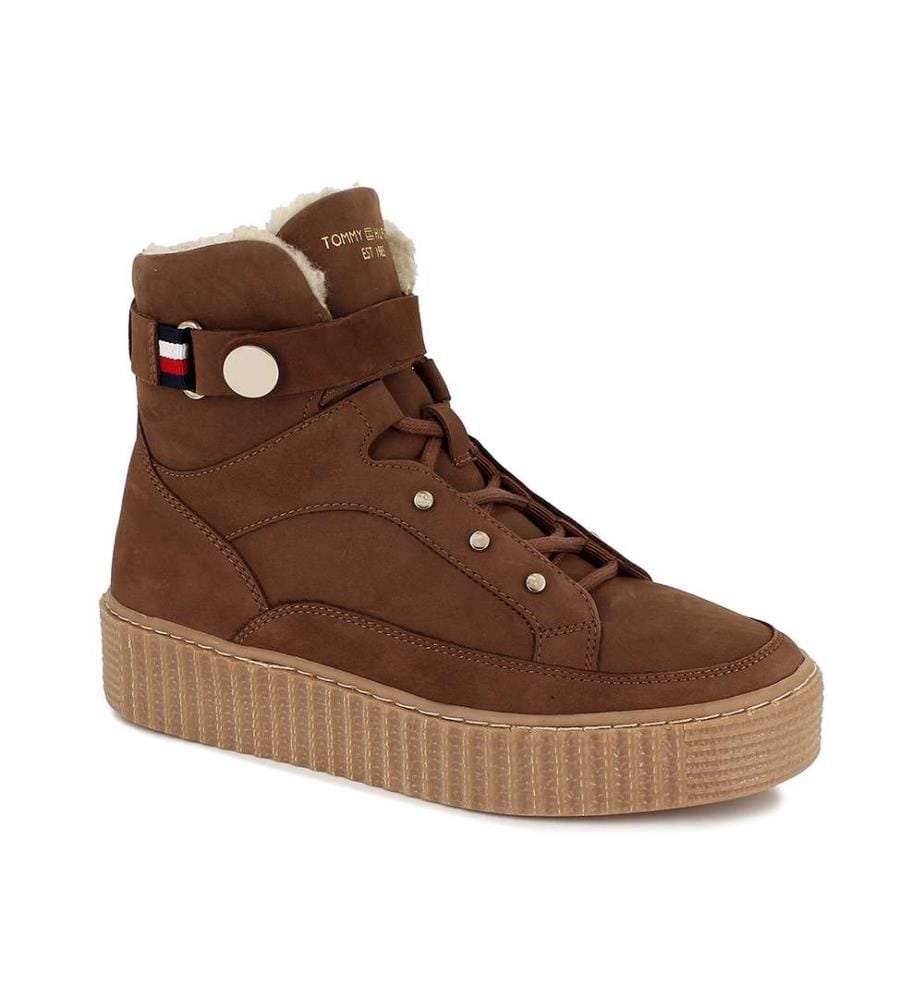 Bottines en Cuir Warmlined