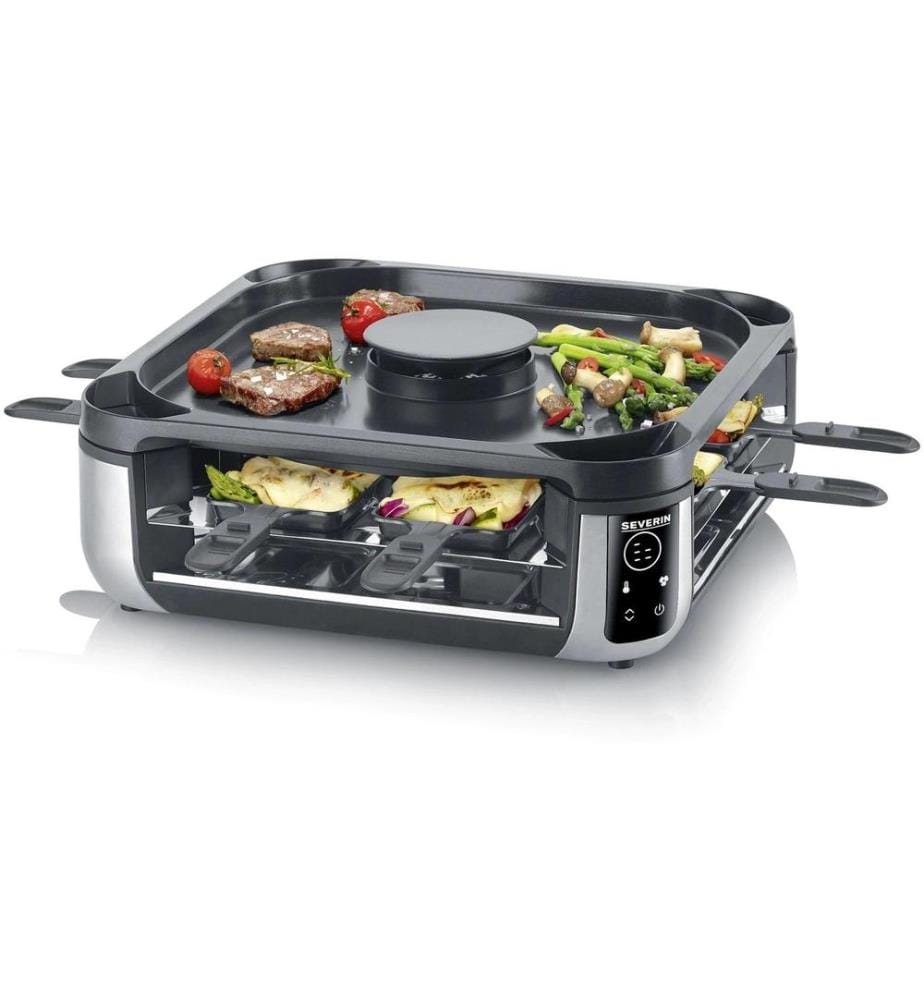 SEVERIN - Grill à raclette RG 2379 Smokeless 8 personnes