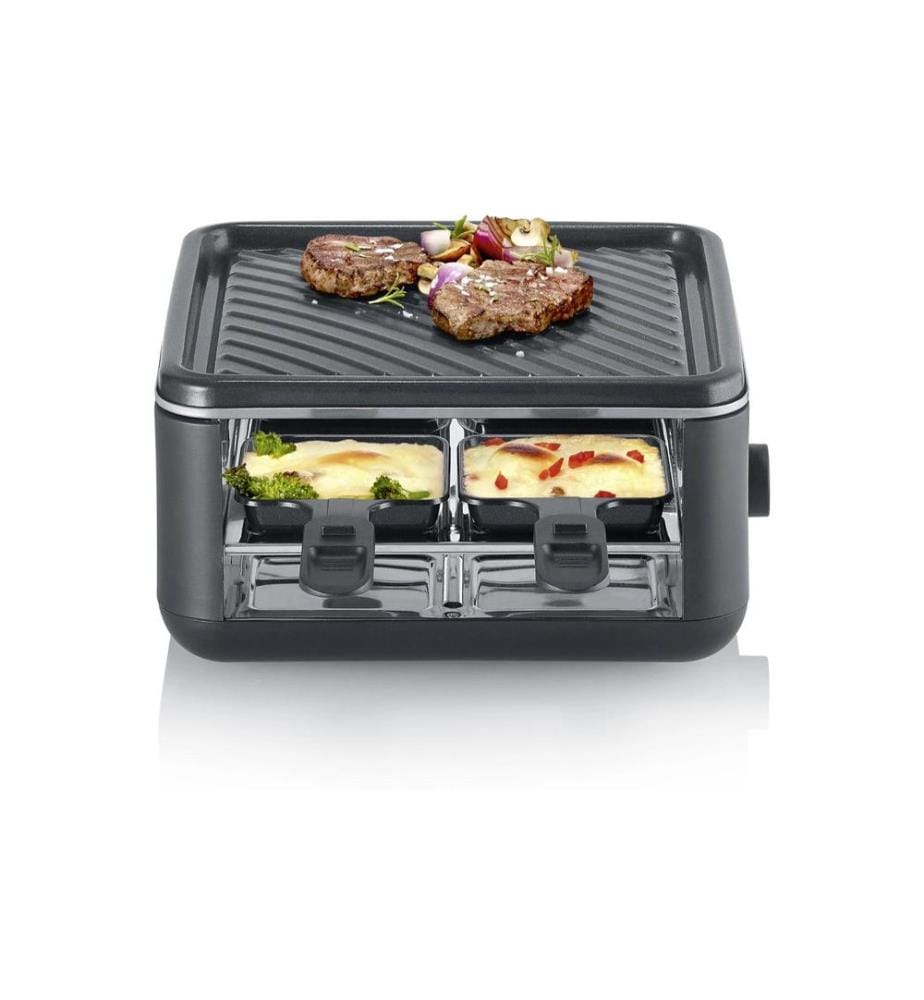 SEVERIN - Grill à raclette Black Line Lite Mini RG 2360 4 personnes