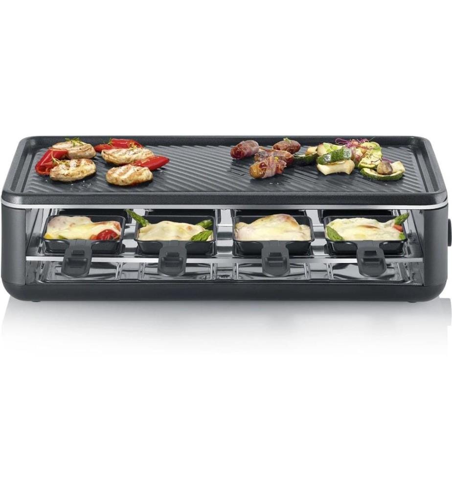 SEVERIN - Grill à raclette Black Line Lite RG 2365 8 personnes