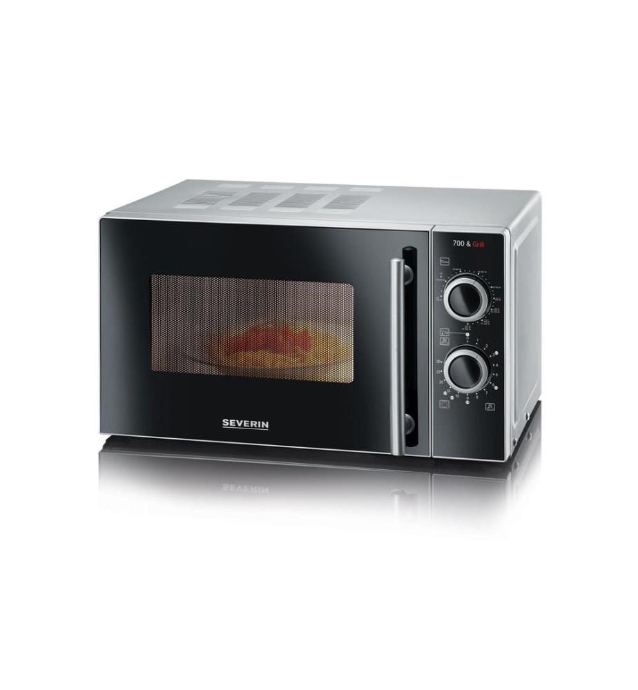 SEVERIN - Four à micro-ondes grill MW 7875 Argenté/Noir
