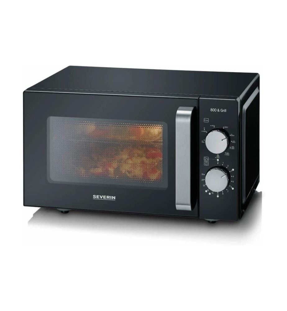 SEVERIN - Four à micro-ondes grill MW 7762 Noir/Argenté