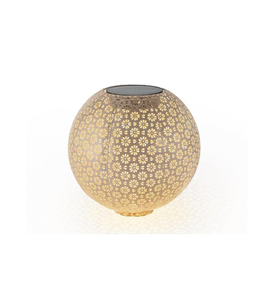STT Lanterne Solar Antic Ball Platin, Ø 30 cm, Platine