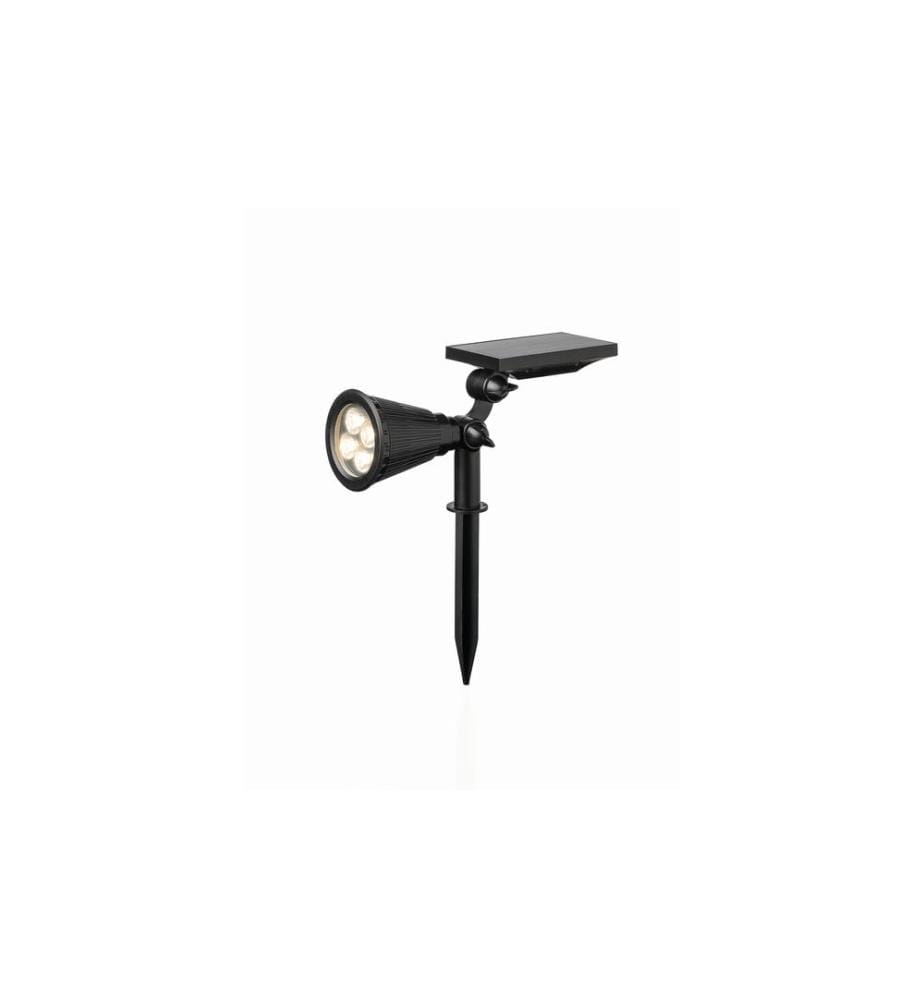 STT Spot de jardin Solar Motion, Noir