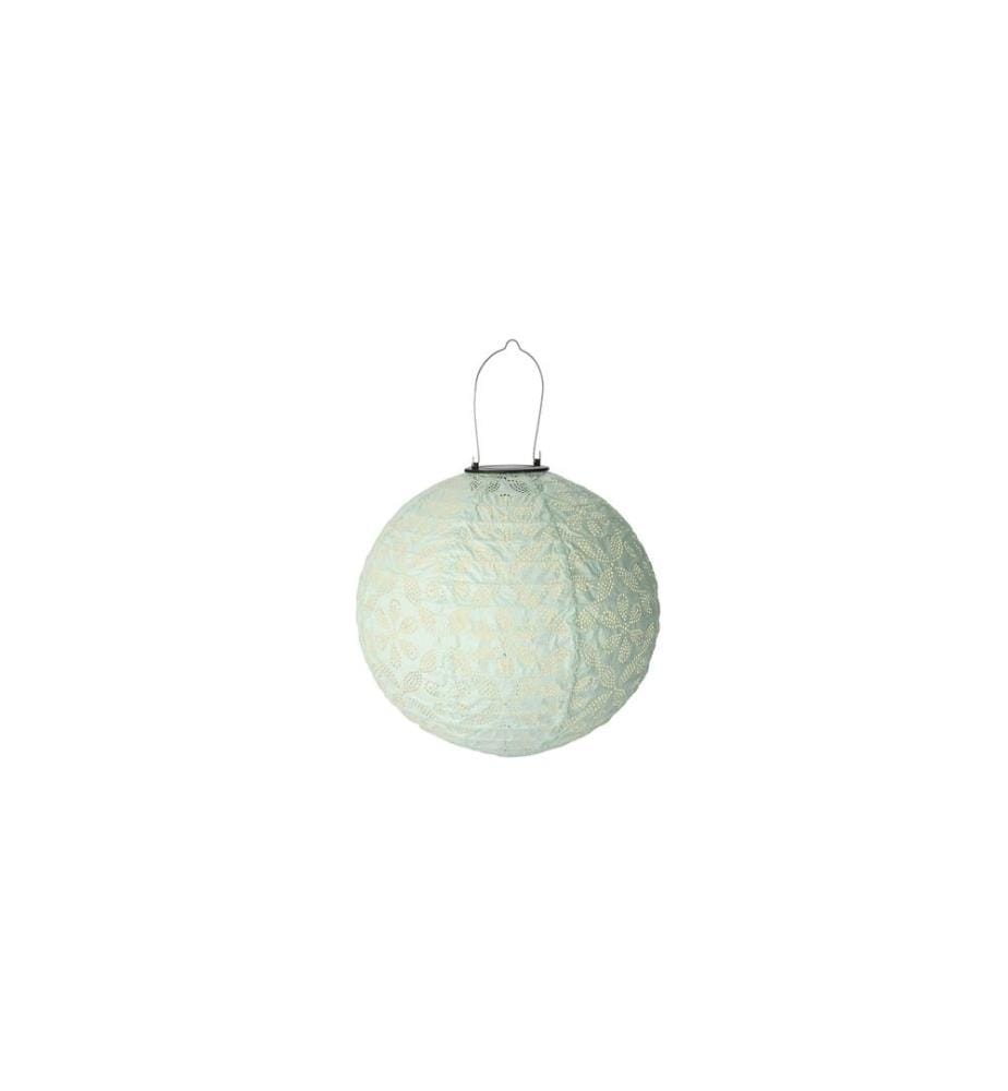 STT Lampion Solaire, Rond, Ø 30 cm, bleu clair