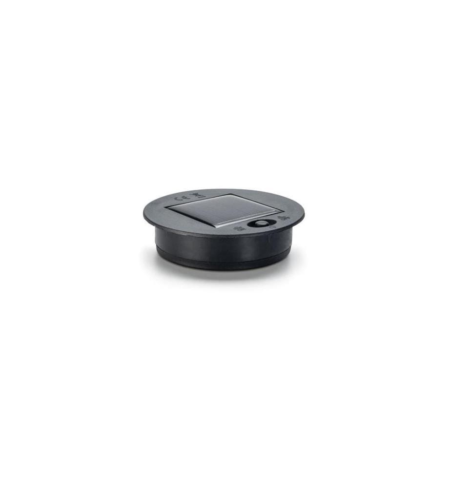 STT Panneau solaire ronde, 600 mAh Noir