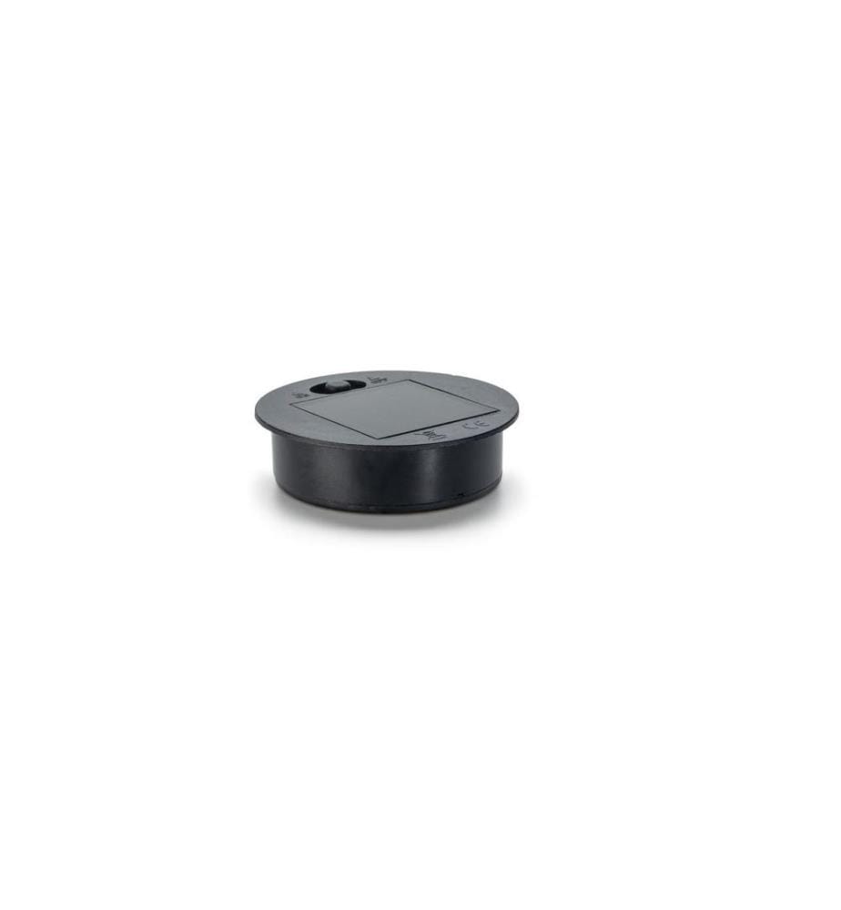 STT Panneau solaire rond, 300 mAh Noir