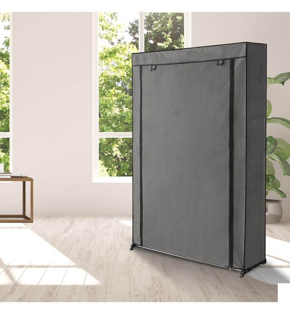 Meuble à Chaussures - 1 Housse de protection et 91x19x153cm