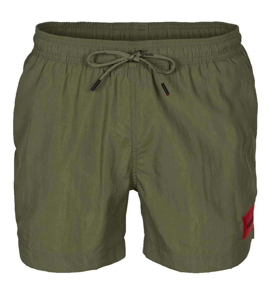 Short de Bain Dominica - Kaki et Rouge