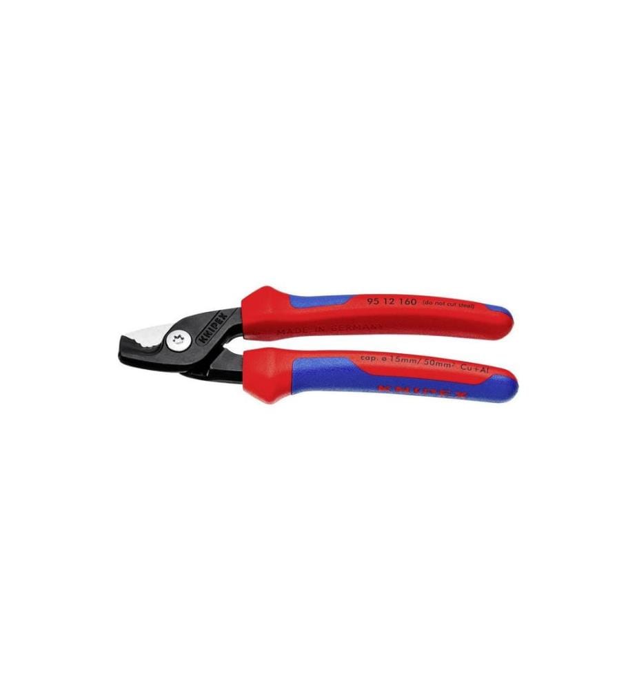 KNIPEX - Coupe-câble 165 mm avec coupe en escalier
