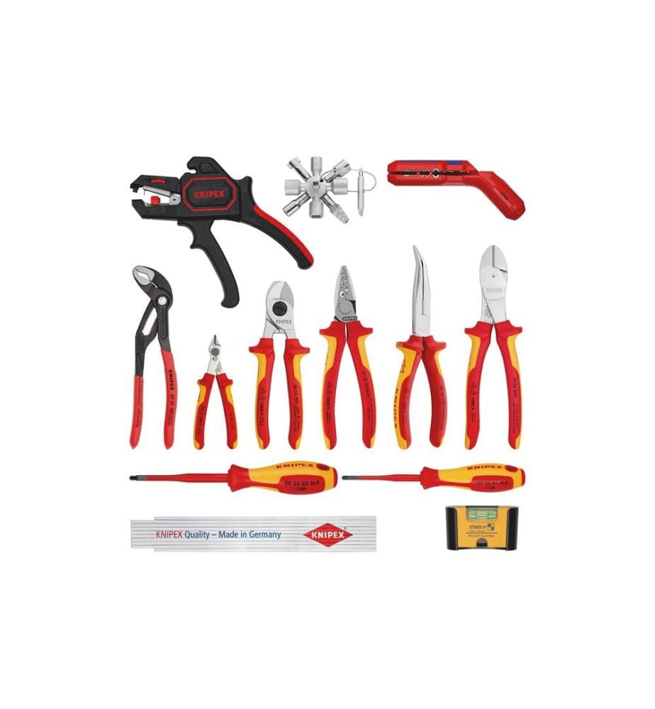 KNIPEX - Kit d'extension électrique 2, 14 pièces