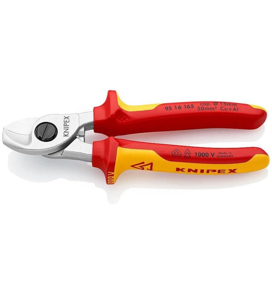 KNIPEX - Coupe-câble 165 mm 1000 V chromé