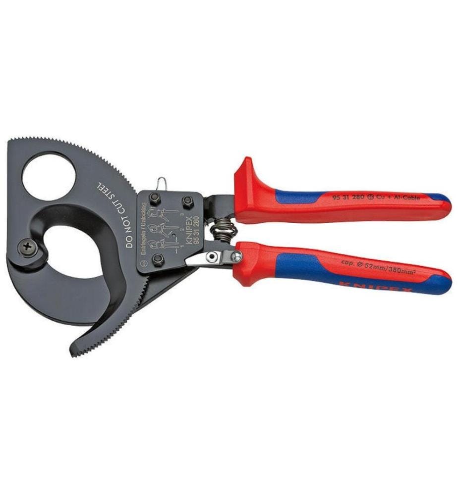 KNIPEX - Coupe-câbles 280 mm principe de cliquet