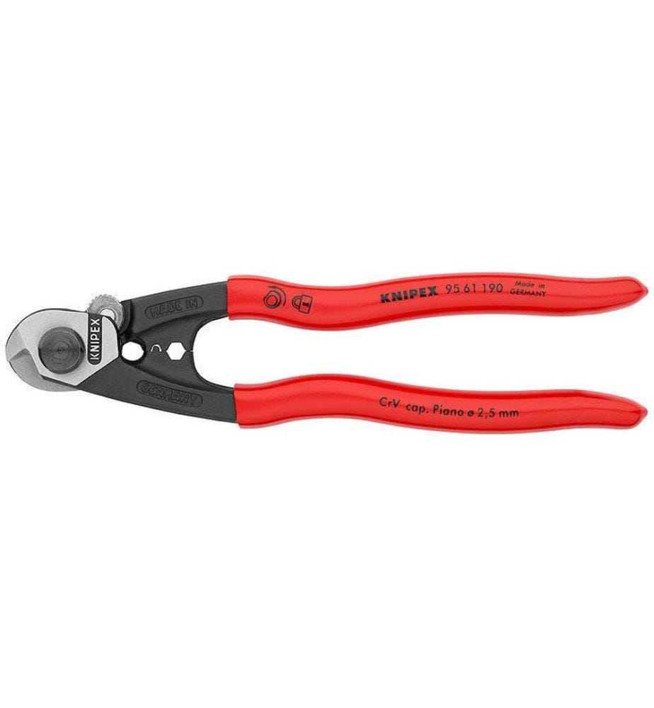 KNIPEX - Coupe-câble 190 mm rusé