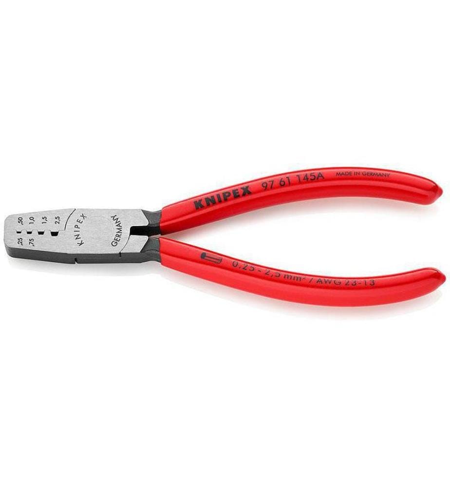 KNIPEX - Pince à sertir 145 mm pour embouts de fils