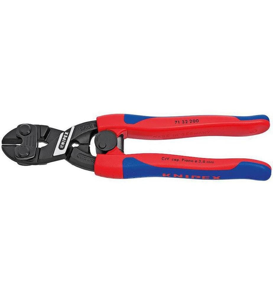 KNIPEX - Coupe-boulon compact CoBolt 200 mm avec ressort d'ouverture
