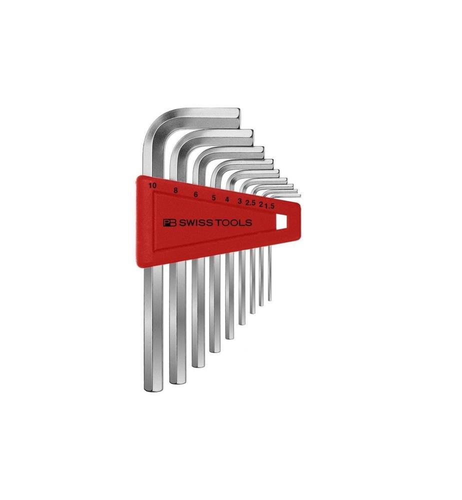 PB Swiss Tools - Jeux de clés coudées 1.5-10 mm Six pans creux