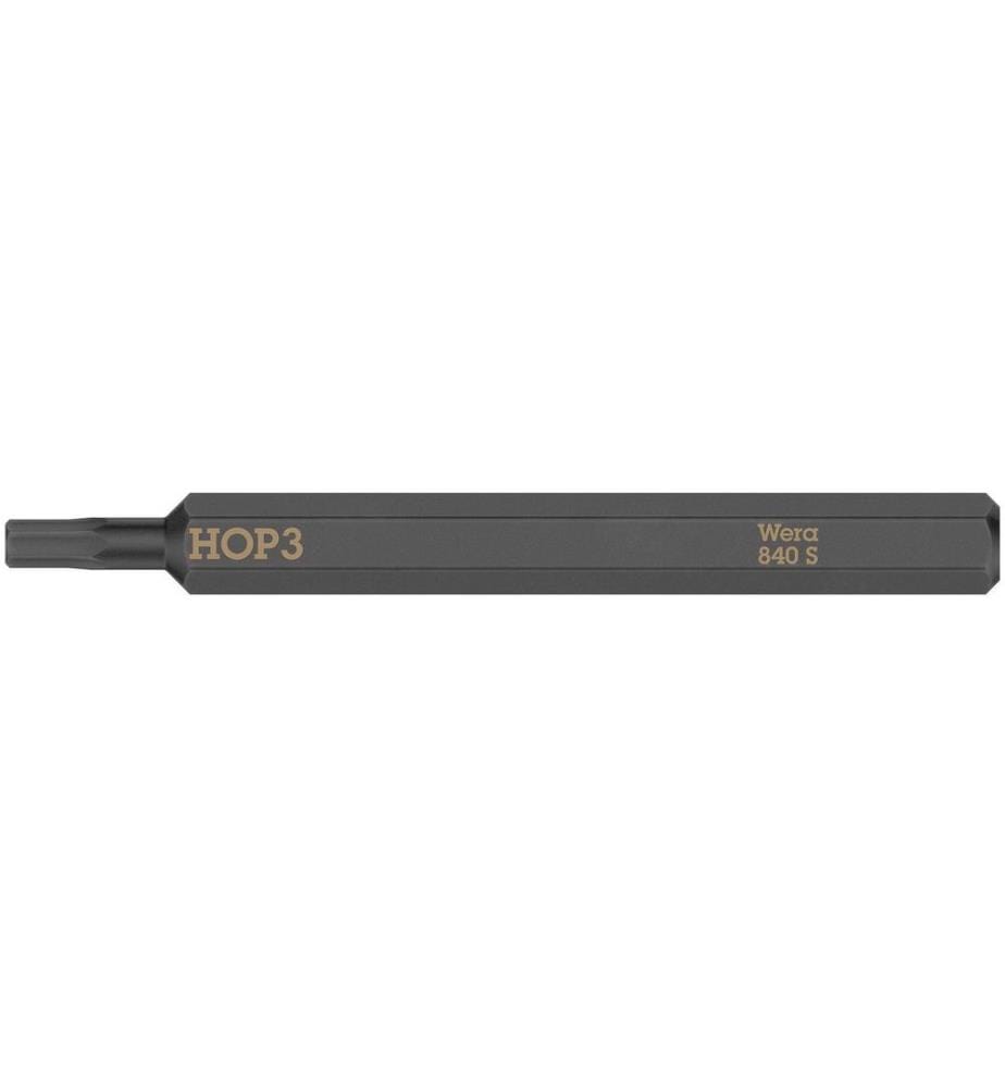 WERA - Embout 840 S Hex-Plus six pans creux 3 mm, 1 Pièce/s pièce(s)