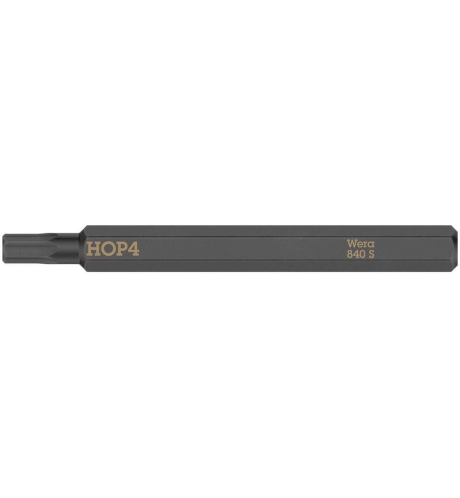 WERA - Embout 840 S Hex-Plus six pans creux 4 mm, 1 Pièce/s pièce(s)