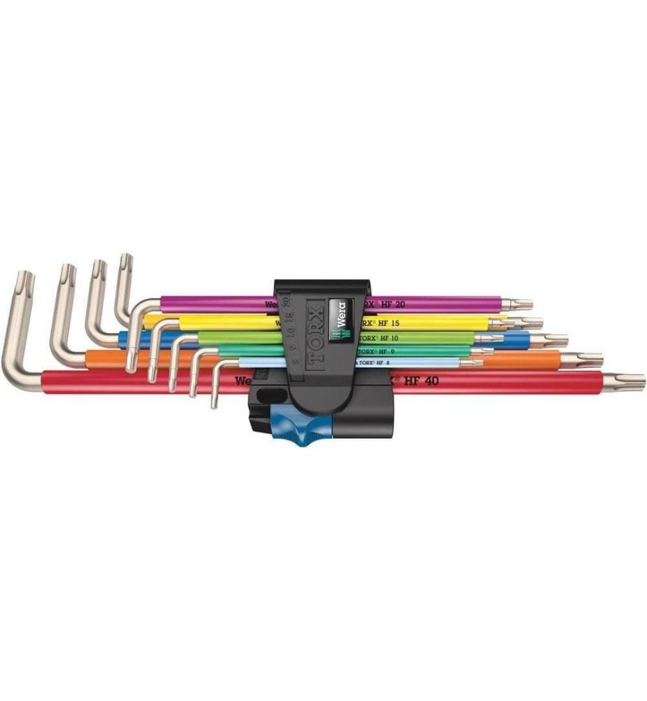 WERA - Jeux de clés coudées 3967/9 SXL MC HF S 1 Torx