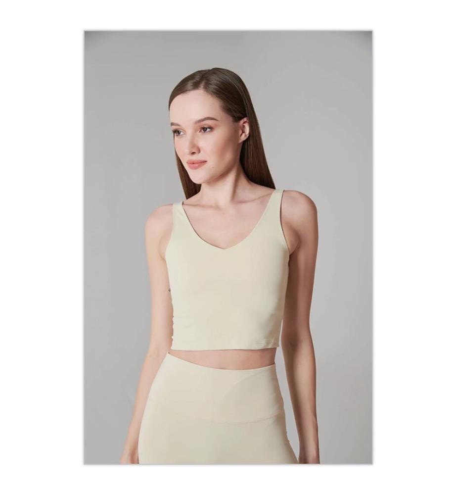 Brassière Tank Mantra - Crème