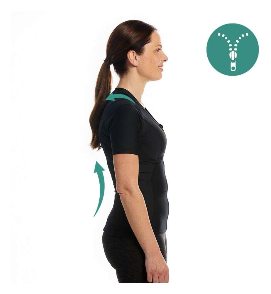 Posture Shirt 2.0 Avec Zip - Noir