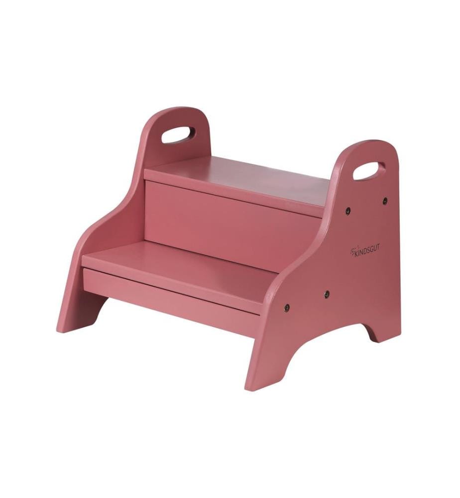 KINDSGUT - Escabeau Marchepied en bois rose sombre
