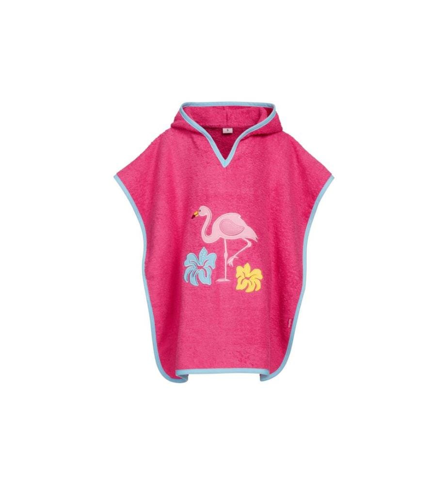 PLAYSHOES - Poncho pour bébé Flamant rose Rose taille S