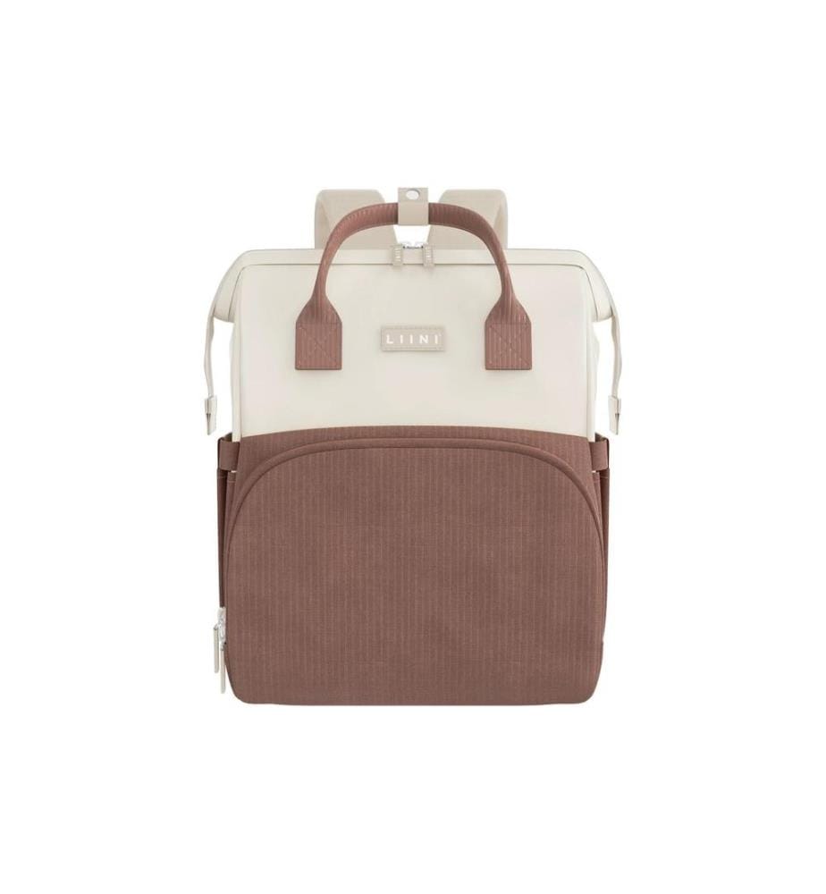 LIINI - Sac à dos à langer Cordon Crème/Brun
