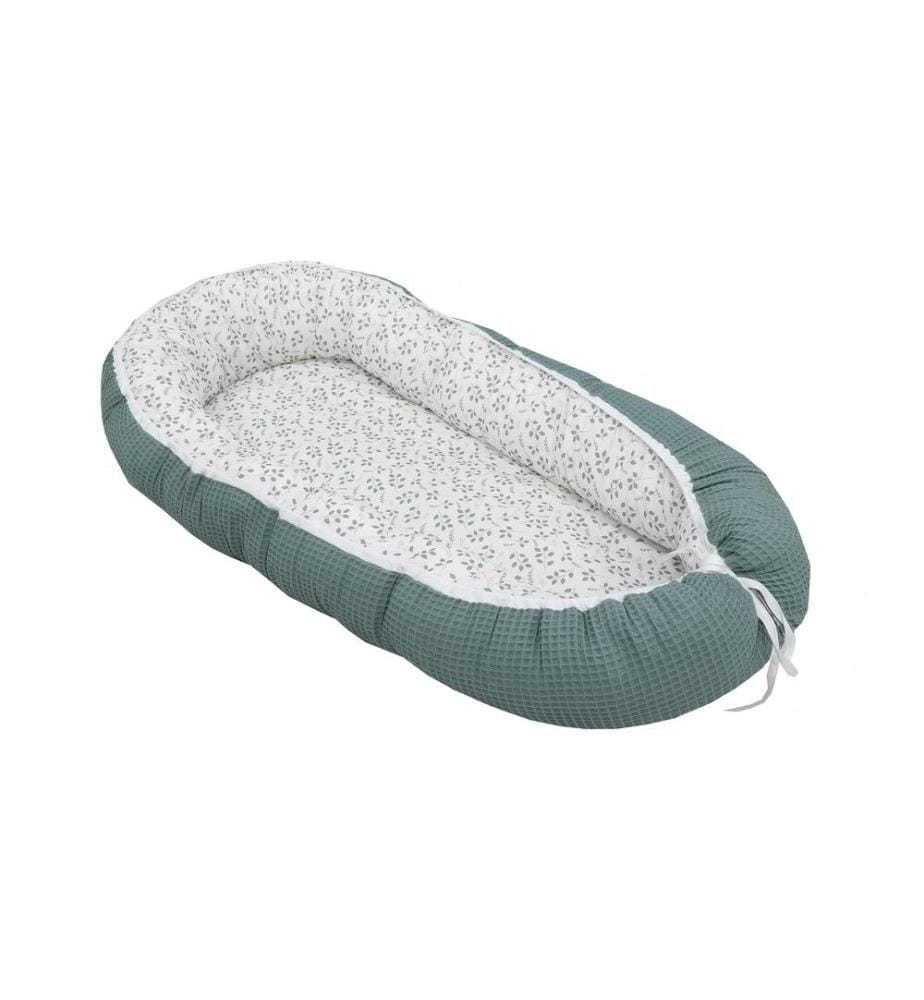 ULLENBOOM - Nid d'ange Cocoon vert floral 55 x 95 cm