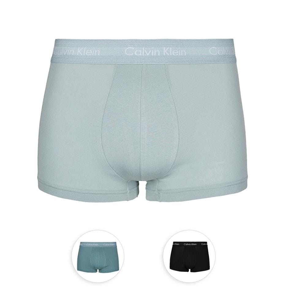 Pack de 3 Boxers Low Rise Trunks Cotton Stretch
