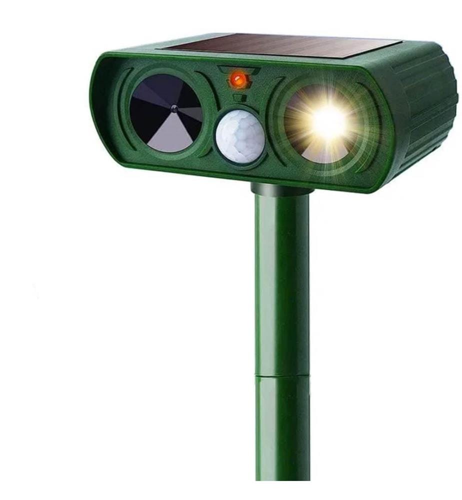Répulsif à ultrasons solaire LED