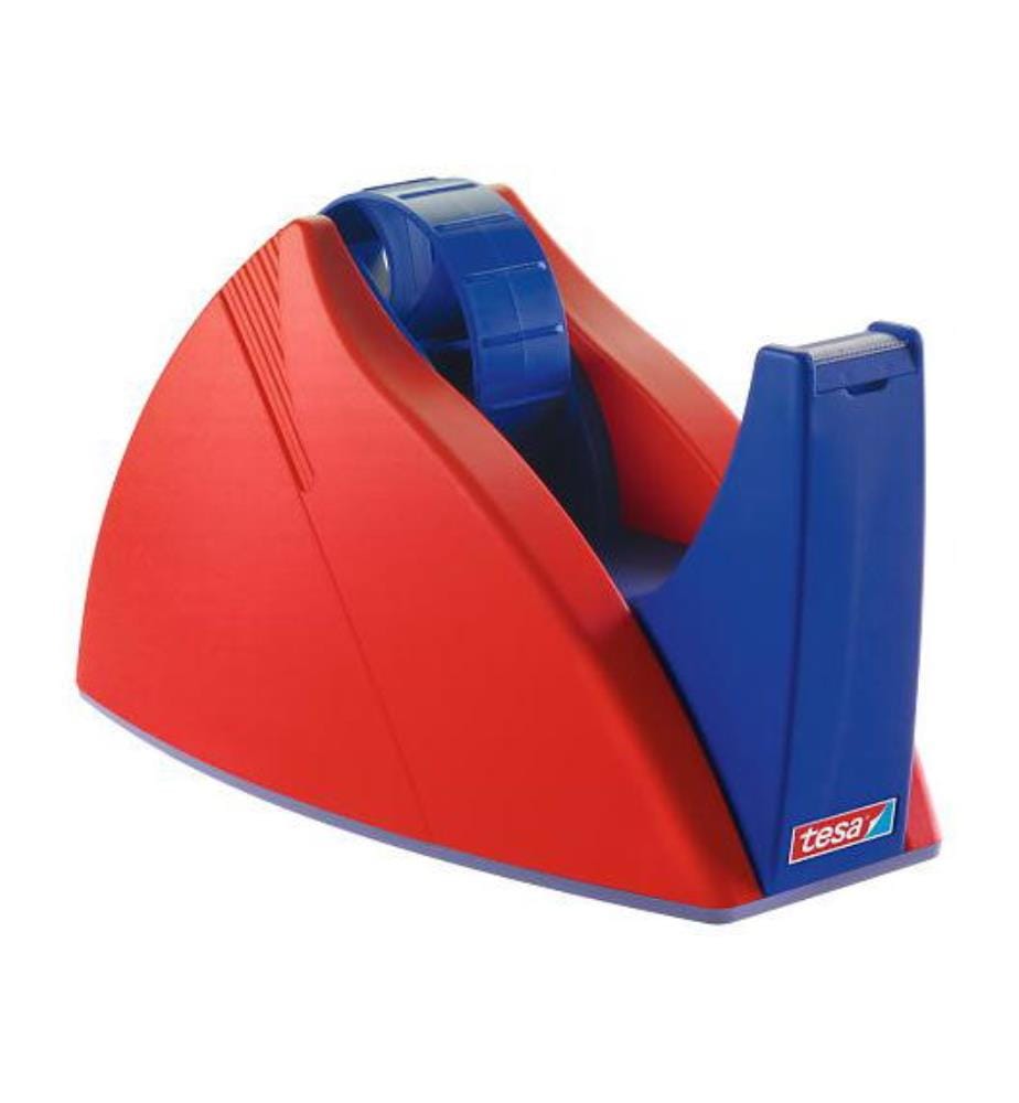 Easy Cut Dévidoir de bureau, rouge, bleu 66m x 25 mm