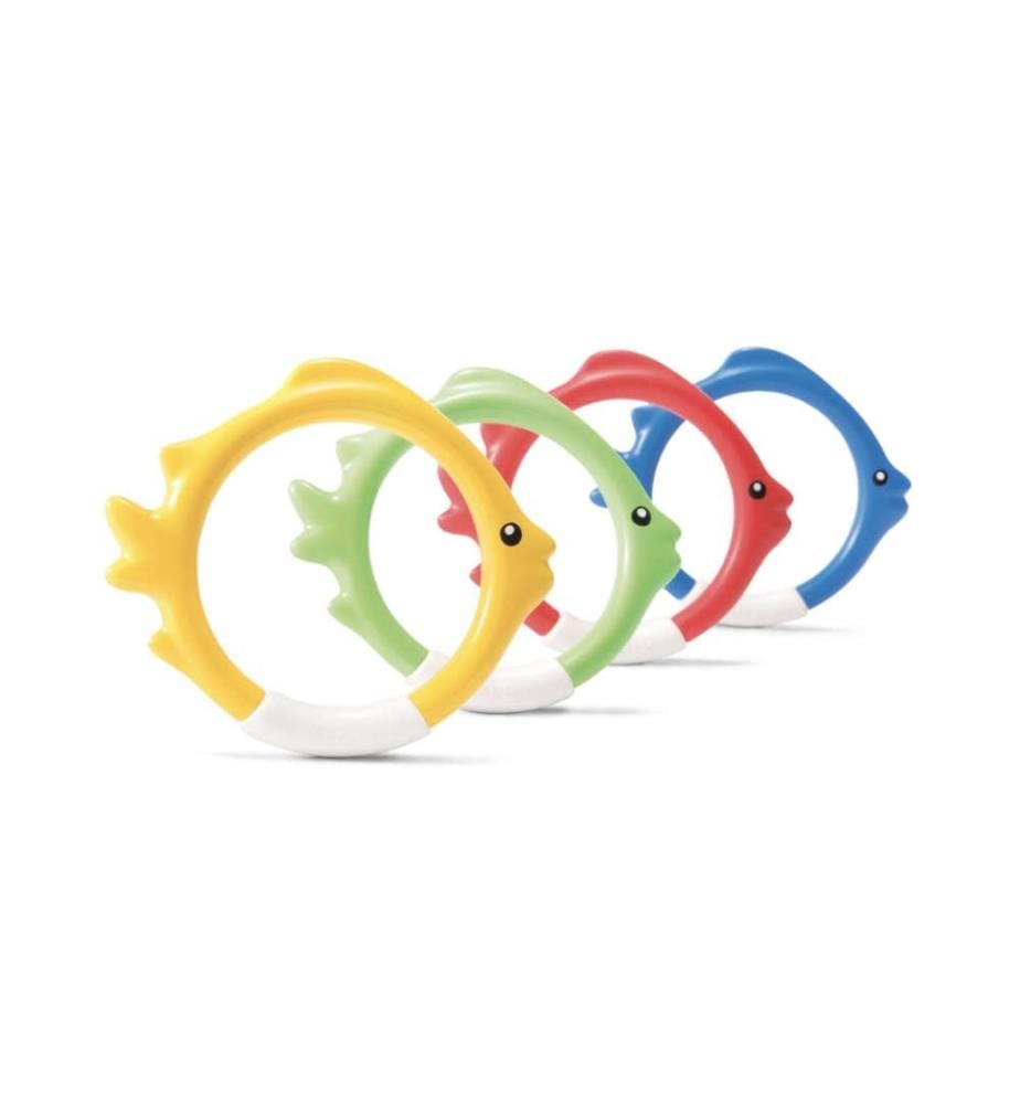 Jeu de poissons sous-marins - lot de 4