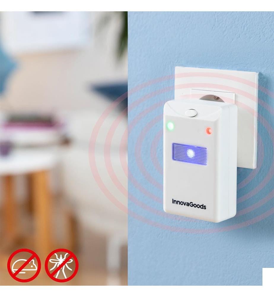 Killekt LED Répulsif pour Insectes et Rongeurs - Blanc