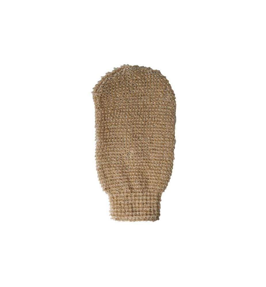 MSV - Gants pour peeling en jute 25.5 x 11.5 cm, Marron