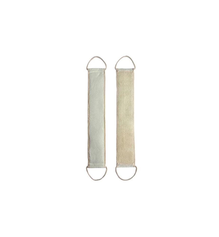 MSV - Eplucheur dorsal en sisal 60 x 10 cm, blanc