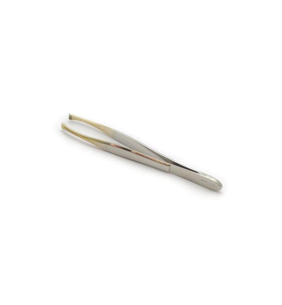 Herba - Pince à épiler droit nickelé, 1 pièce