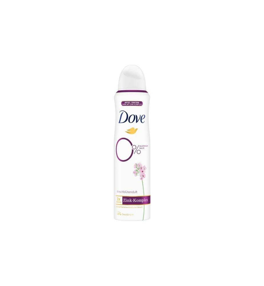 Dove - Déodorant 0% Zinc Fleur de cerisier 150 ml
