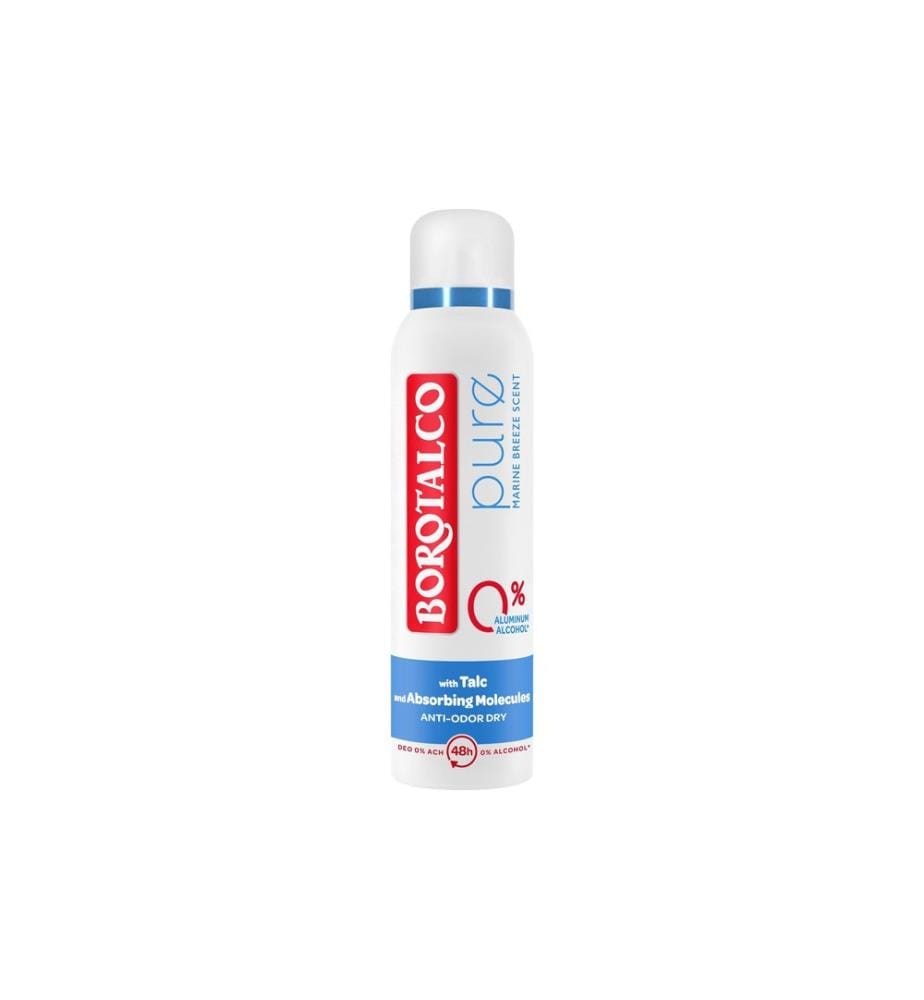 Borotalco - Déodorant en aérosol Pure Natural 150 ml