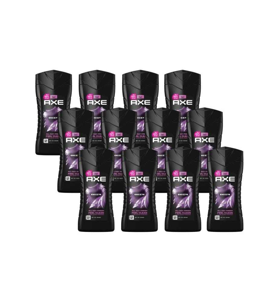 Axe - Gel douche Excite Carton de 12