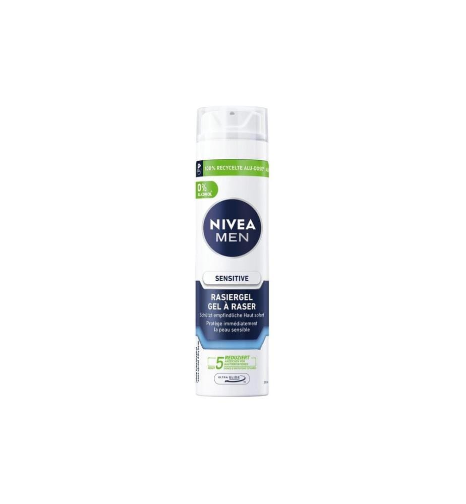 NIVEA MEN - Mousse et gel à raser Sensitive 200 ml