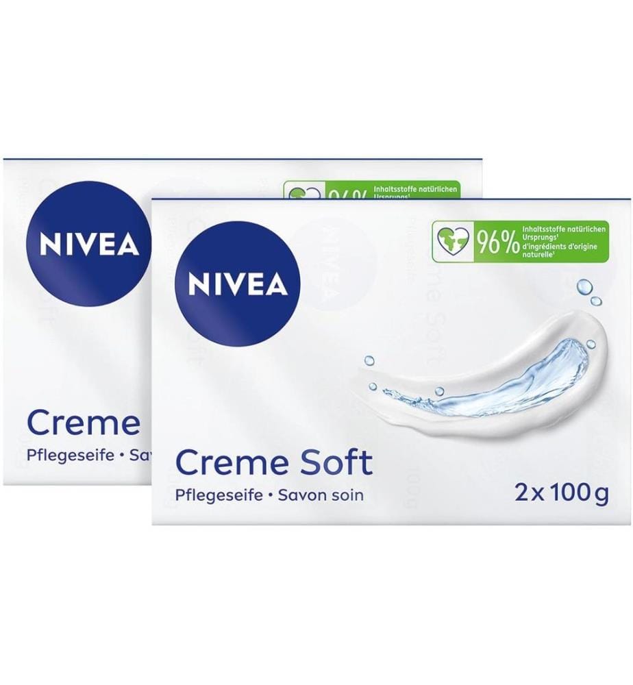 NIVEA - Savon Creme Soft Quattro 400 g