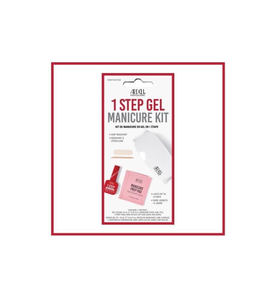 Ardell - Set dongles en gel 1 Step Manicure Kit Venetian Red