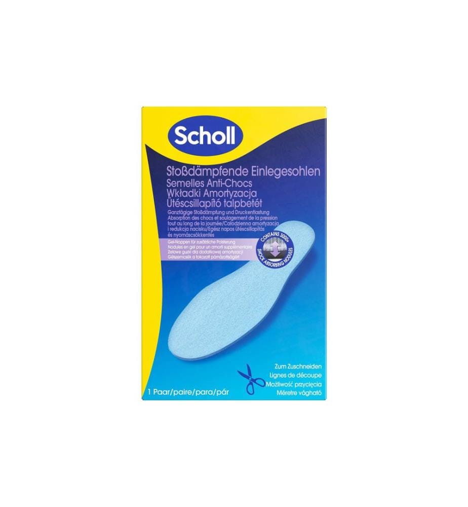 Scholl - Semelles intérieure Semelle Scholl - Shock Reducer au format pliable 1 Pièce/s