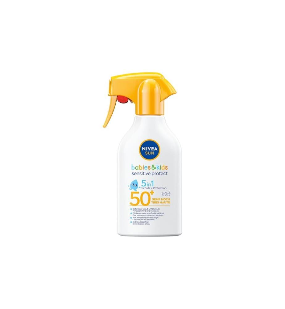 NIVEA SUN - Spray de protection solaire Babies and Kids Sensitve LSF 50+ 270 ml