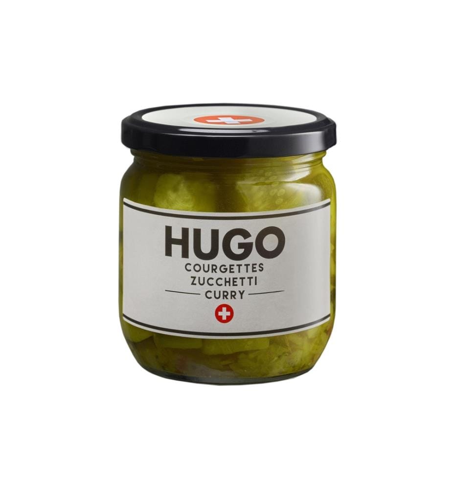 Hugo Reitzel - Verre Courgettes suisses au curry 210 g